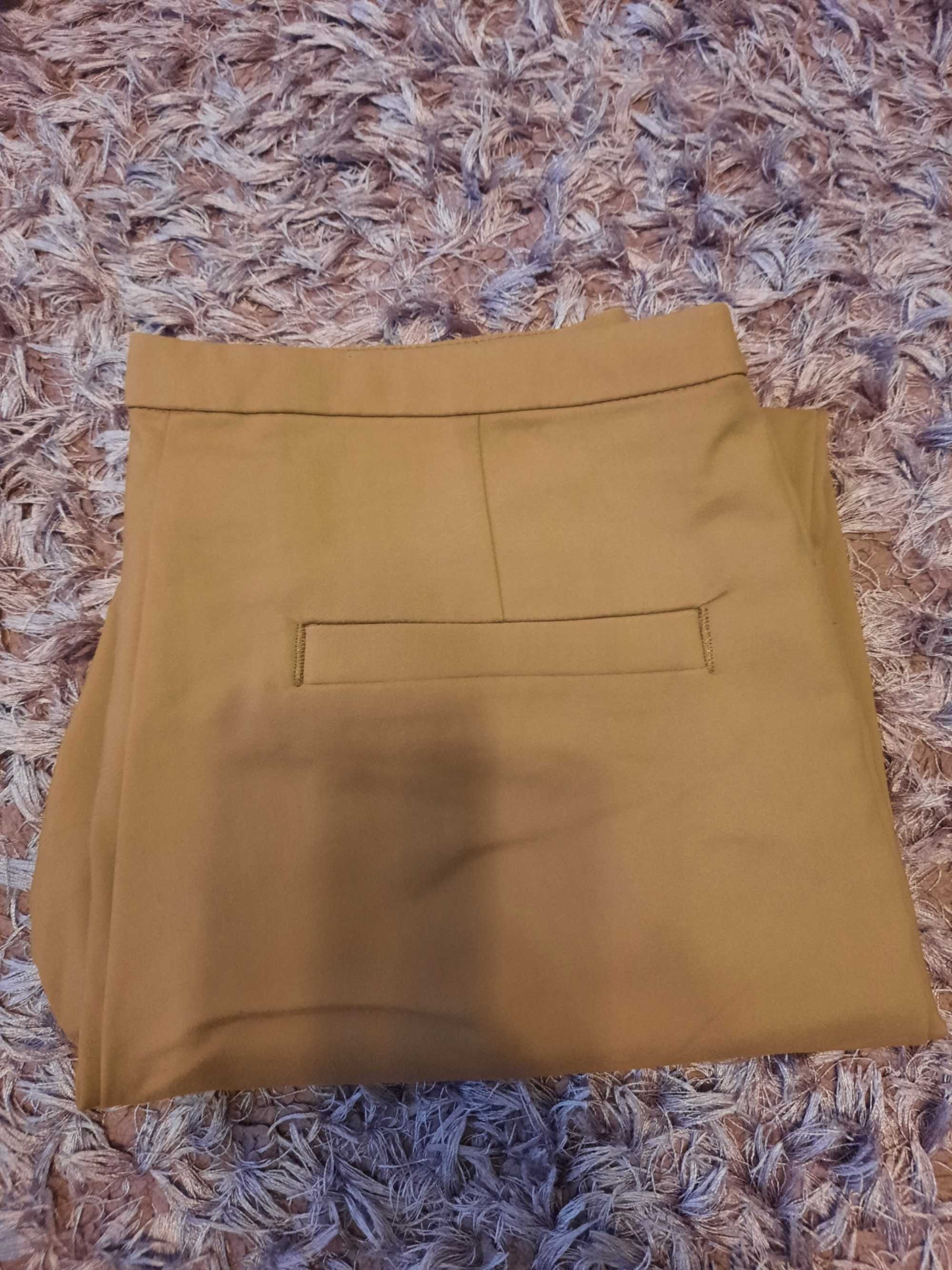 Spodnie nad kostke HM brązowe