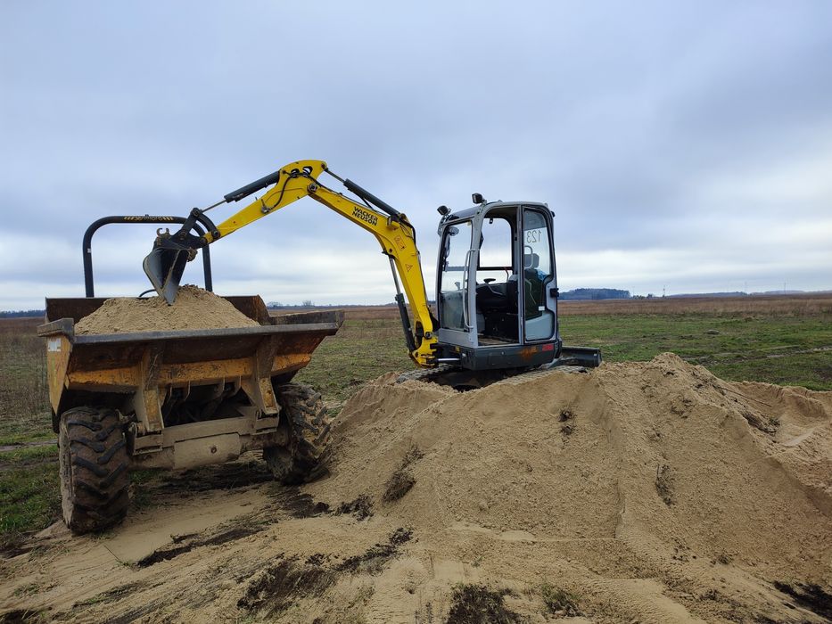 Wynajem minikoparki koparka 3t 5t 9t przebicia prad woda gaz kanaliza