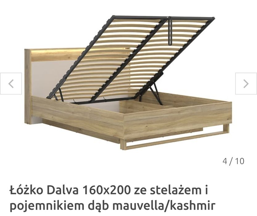 Łóżko 160x 200 stelaż podnoszony do góry