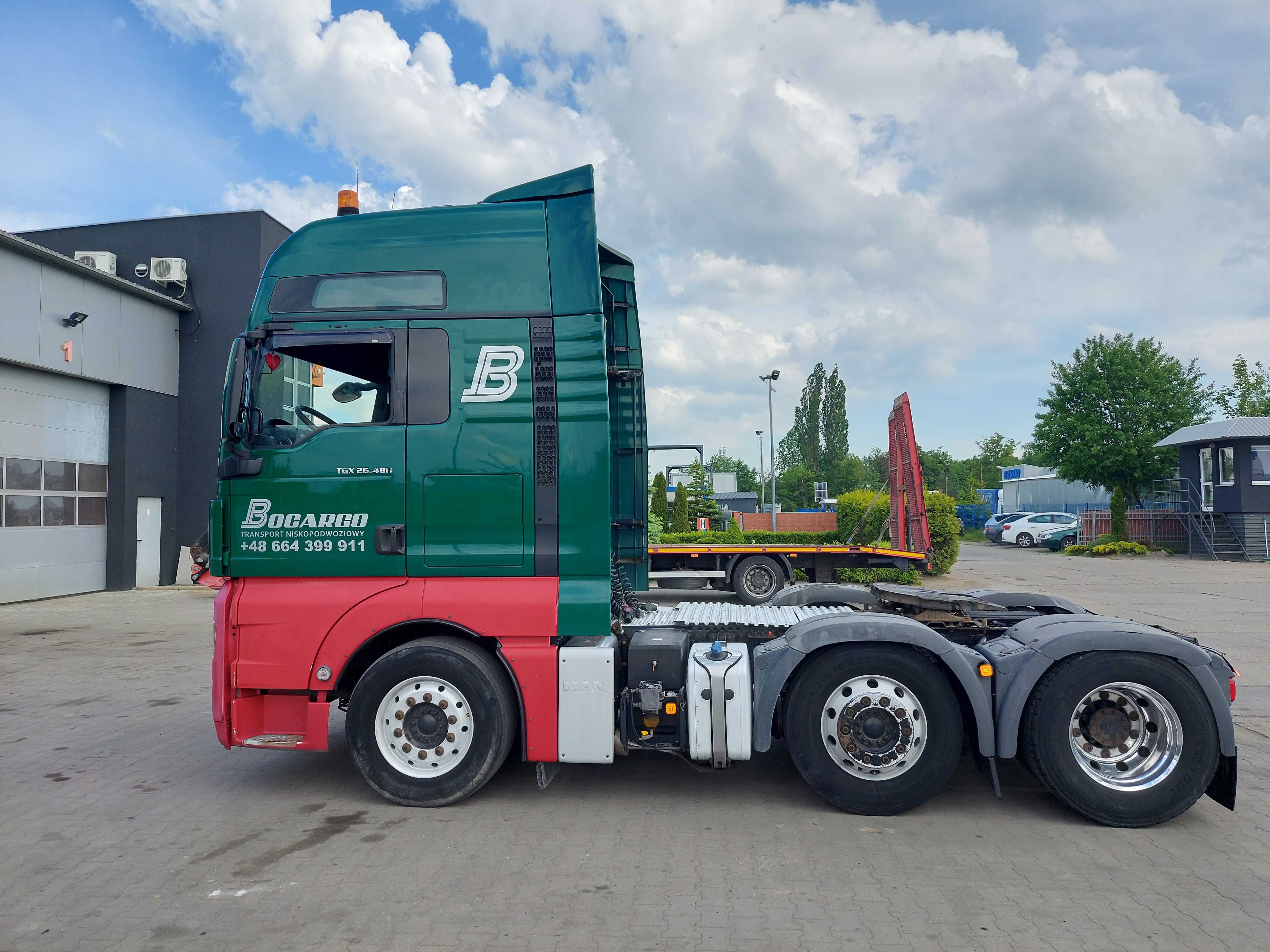 Man 26,480 tgx 6x2 euro 5 oś skrętna. Zarejestrowany jako specjalny