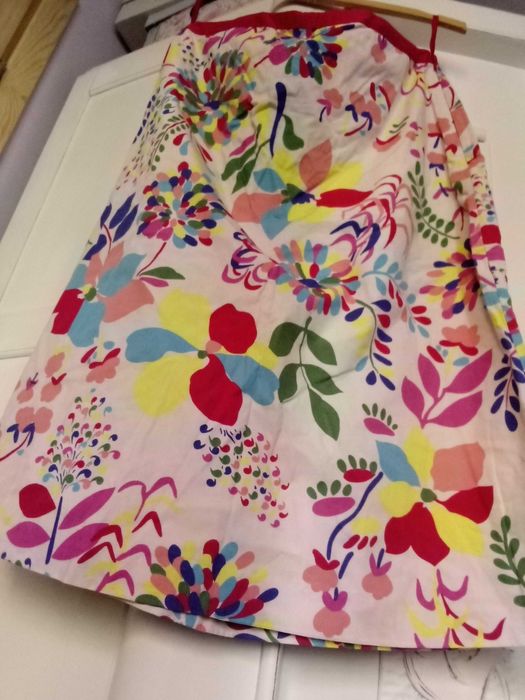 jak NOWA spódnica bawełniana letnia kolorowa folklor kwiatowa 42 XL