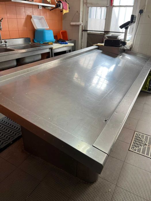 Bancada industrial inox