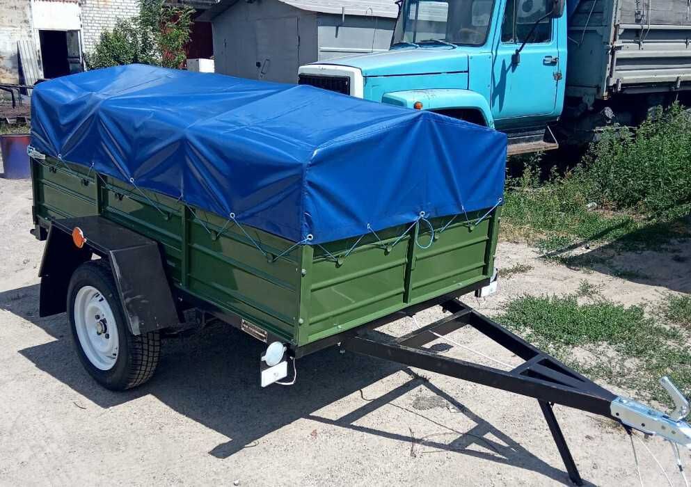 Тент ПВХ єврофура на легковий причіп будь-якого розміру
