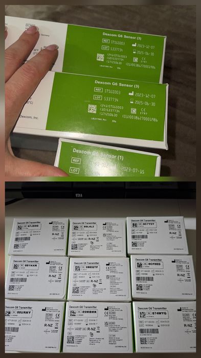 Продам сенсоры Декском DEXCOM G6  30.06.25 и Сенсоры Декском DEXCOM G7