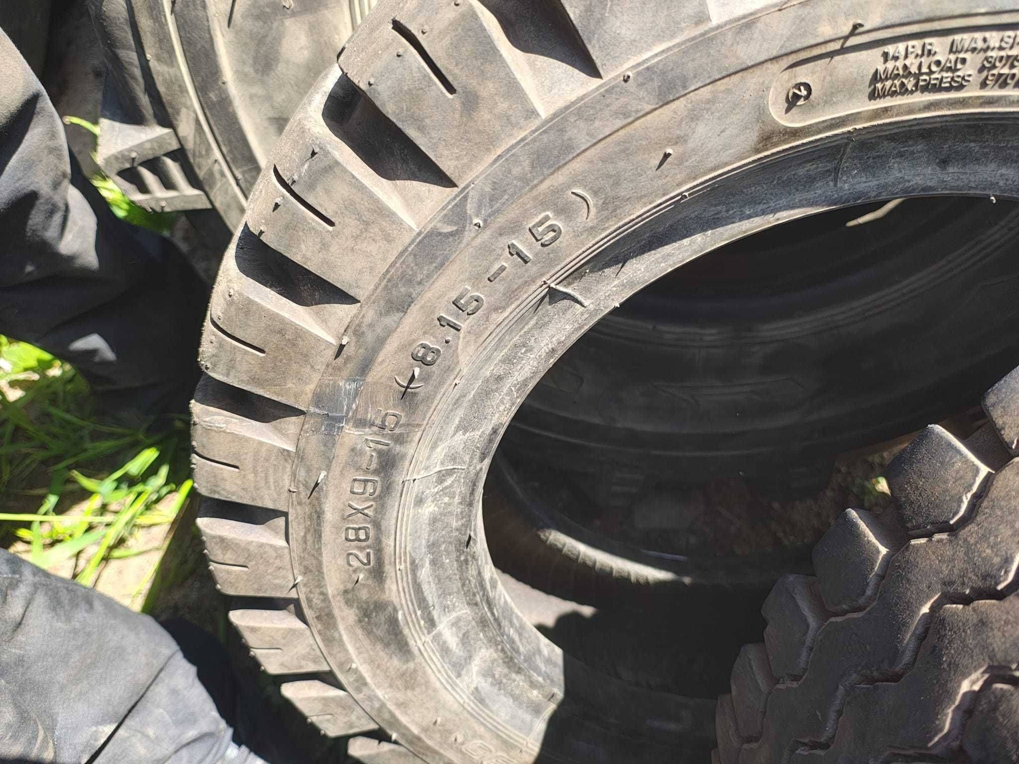 Opona przemysłowa 28x9-15 Deestone wózek widłowy Linde Still Toyota