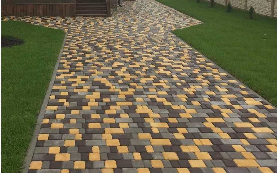 Укладка тротуарной плитки под ключ! бордюри, дорожки, камень, дизайн