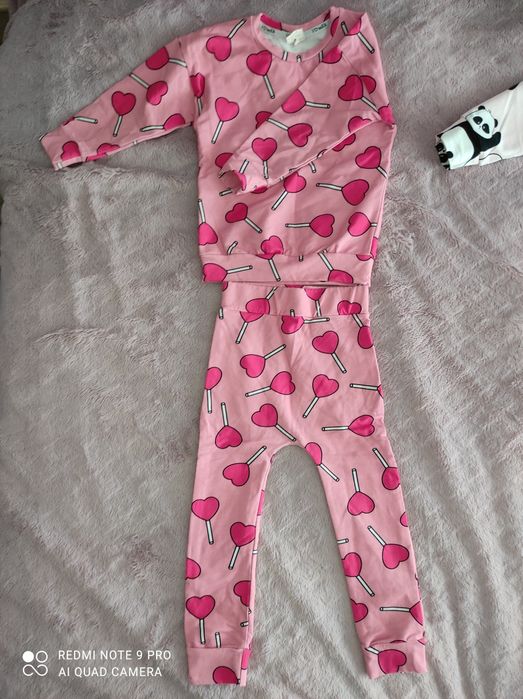 Dresy dziewczęce I LOVE MILK 110/116 x2