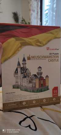 Puzzle 3d, nowe, zamek Neuschwanstein