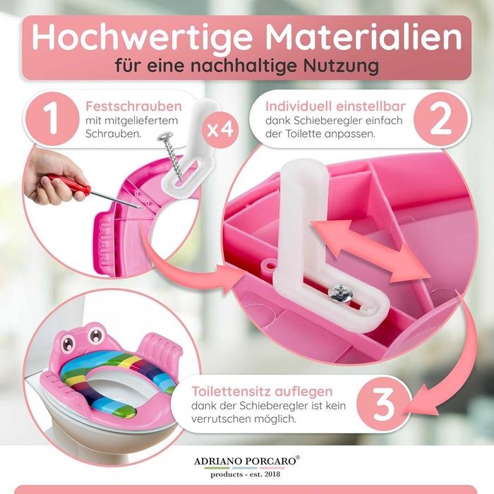 AP® Adriäno Porokaro, Deska sedesowa dla dzieci