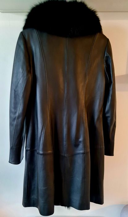 Płaszcz skórzany, r. S