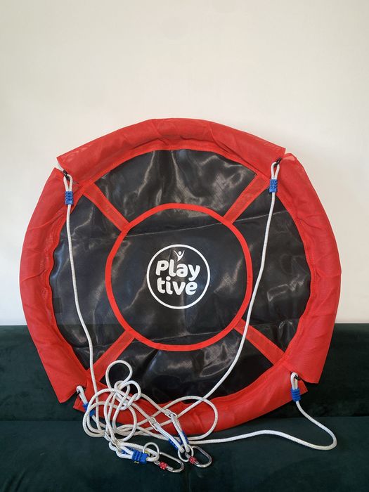 Huśtawka bocianie gniazdo Playtive Lidl - średnica 113 cm.