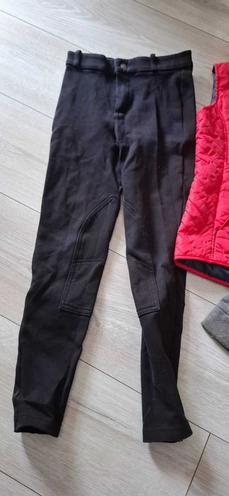 Bryczesy, kamizelka, bluza do jazdy konnej