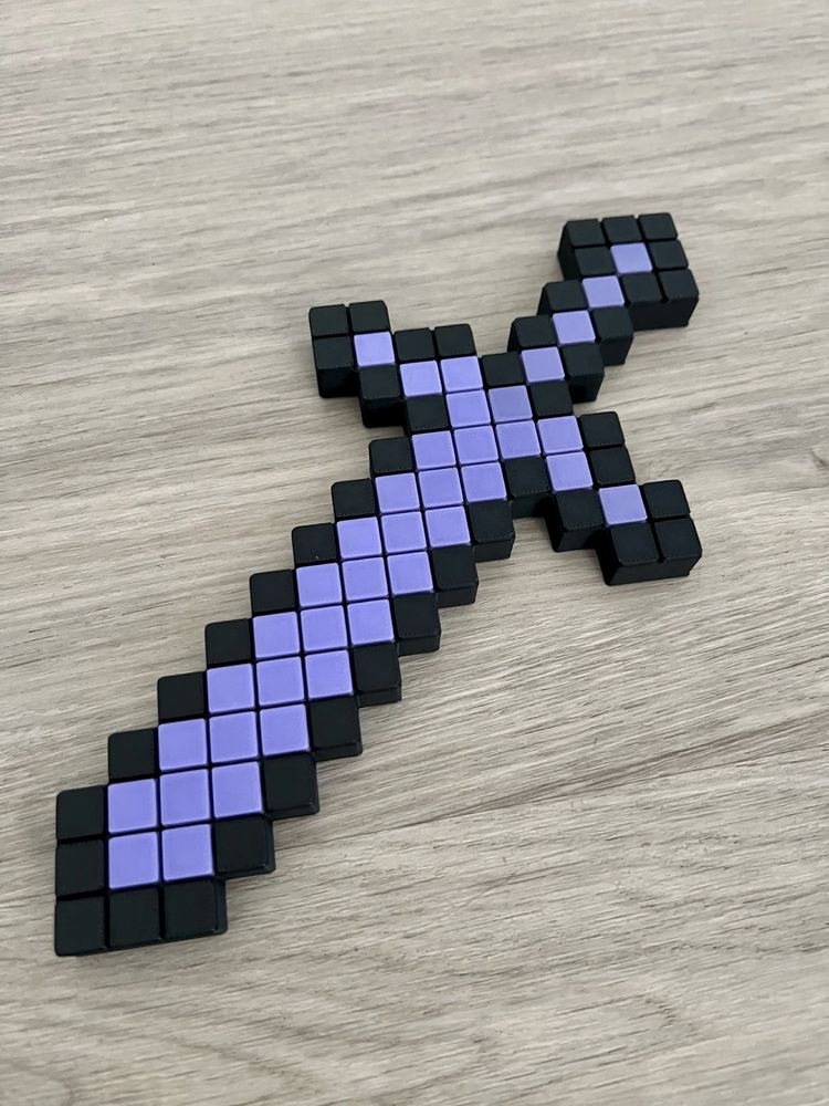 Майнкрафт Іграшка ЗД друк Меч Сокира Кірка Minecraft