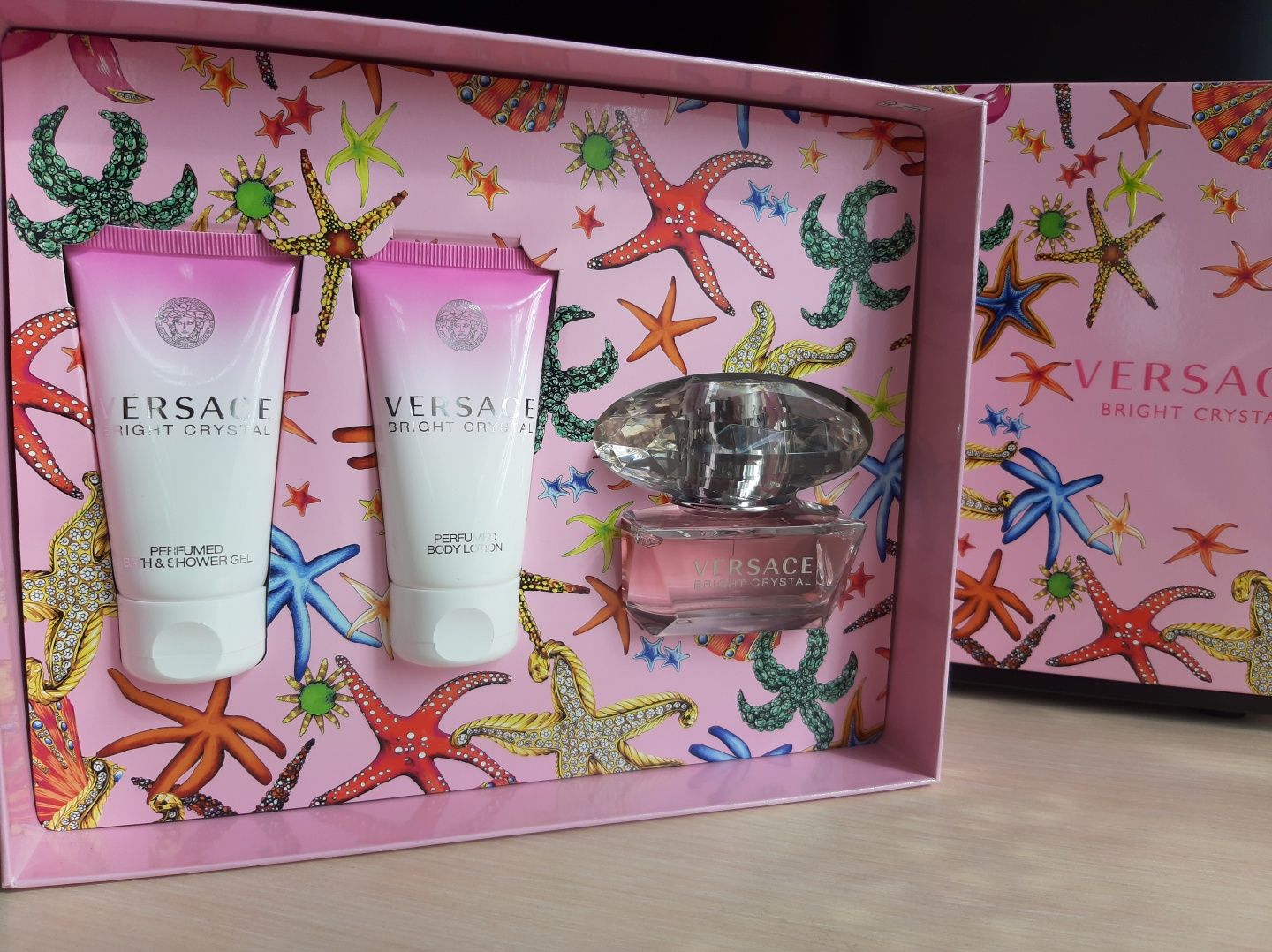 Подарунковий набір Versace Bright Crystal оригінал парфуми подарочный