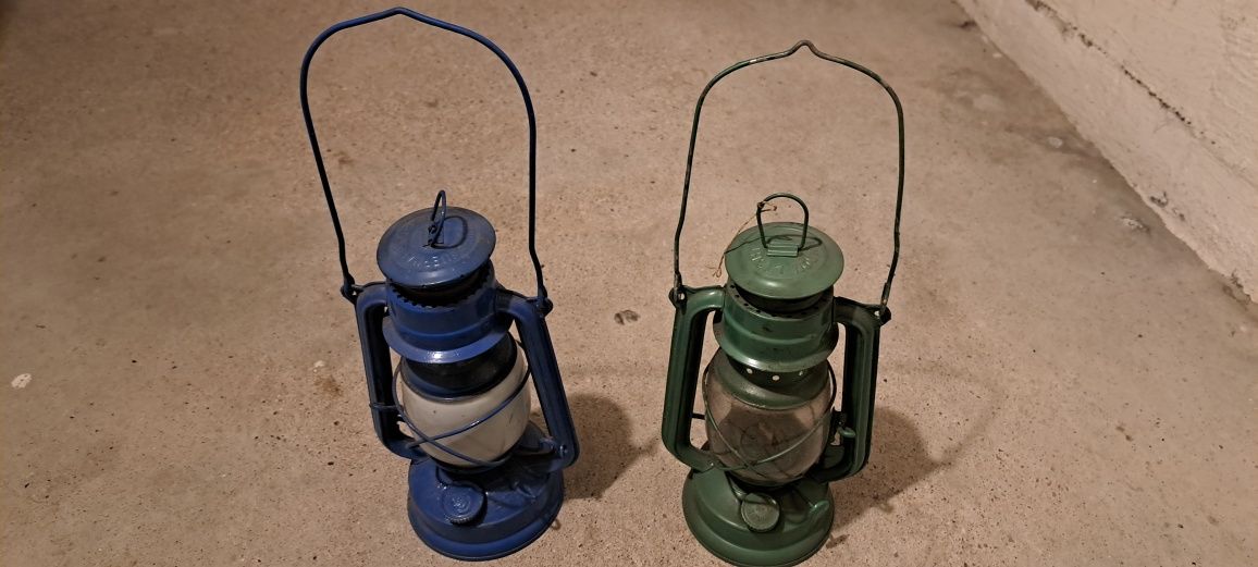 Stare Niemieckie lampy naftowe