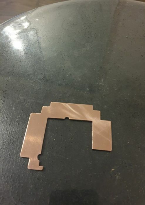 Пластина медная для видеокарт rtx 3070ti