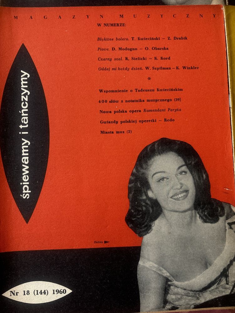 Śpiewamy i tańczymy na głos z fortepianem archiwalne numery lata 60-te