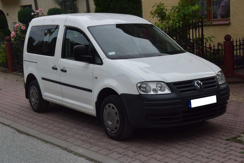 VW CADDY 1.9 TDI 5-osobowy Klimatyzacja Zadbany !