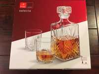 Karafka + szklanki do whisky 1 L Bormioli Selecta - nowe zestaw