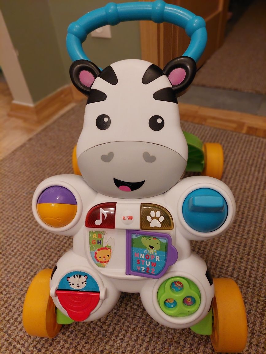interaktywny pchacz Zebra Fisher Price