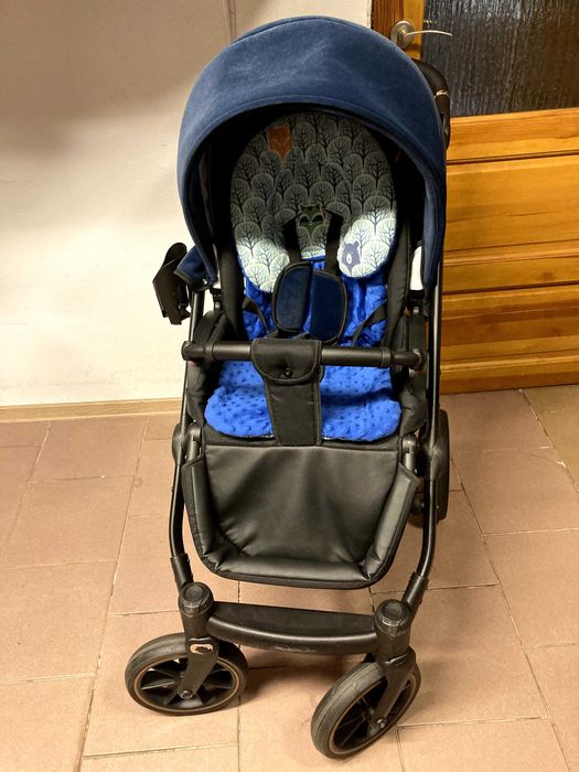 Wózek PARADISE BABY VR  2w1 / 3w1 / 4w1 z bazą Welurowy