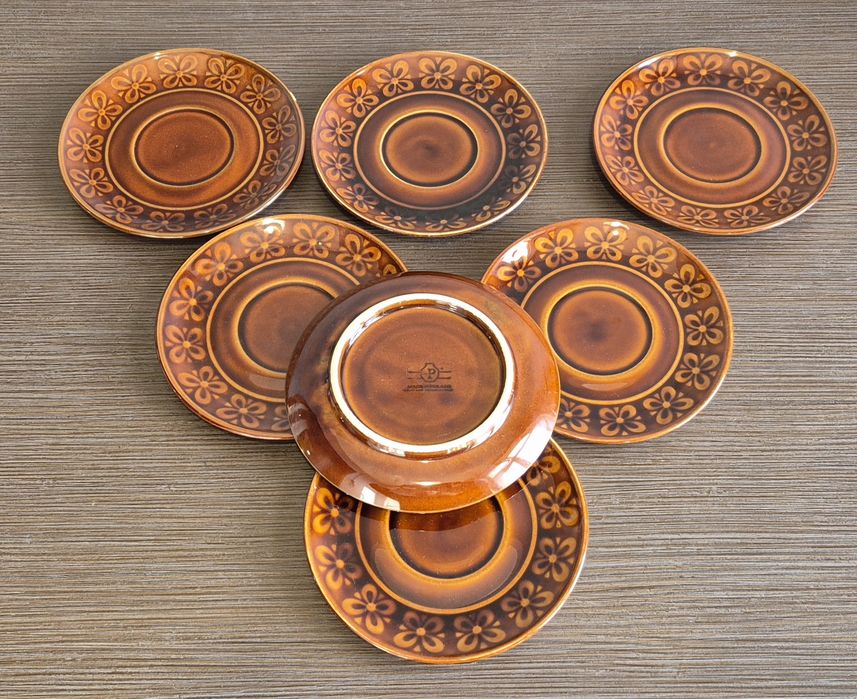 Porcelit Pruszków zestaw talerzyków 7szt.