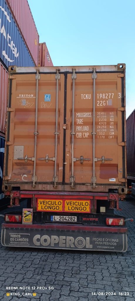 Contentores usados/novos 6/12m