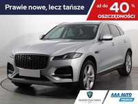 Jaguar F-Pace 25d AWD, Salon Polska, Serwis ASO, 240 KM, Automat, Skóra,