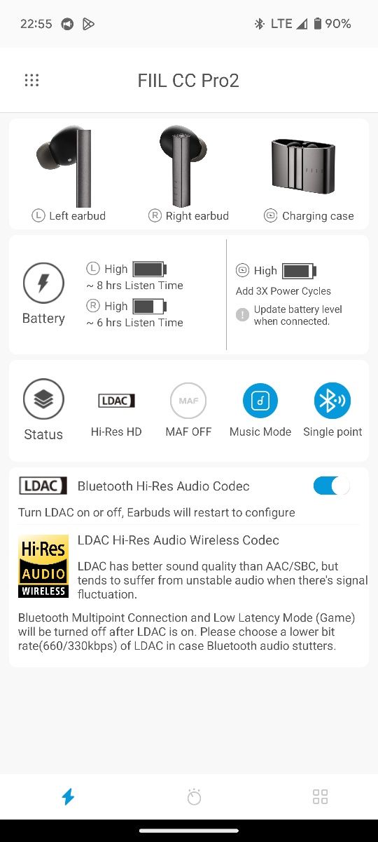 FIIL CC Pro 2 Hi-res Bluetooth навушники