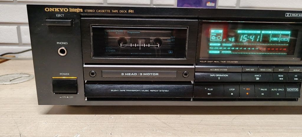 Magnetofon deck ONKYO TA-2550. Po serwisie