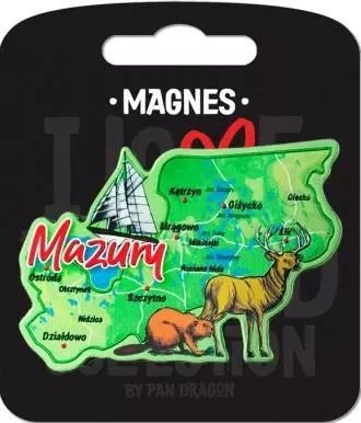 Magnes I love Poland Mazury ILP-MAG-A-MAZ-10. Pan Dragon