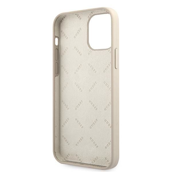 Etui Guess iPhone 12 Pro Max Silicone Vintage 6,7" Grey Pink