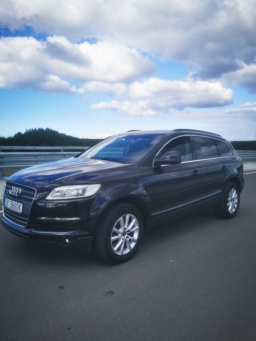 Audi q7 3.0 tdi czarna czarne skóry ew. zamiana na skuter wodny
