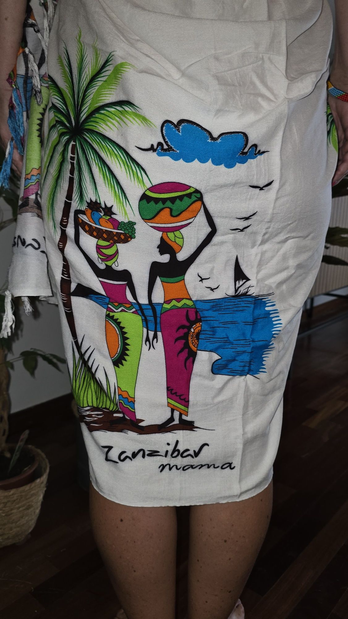 Vendo vestido Canga Mama Zanzibar, original,í