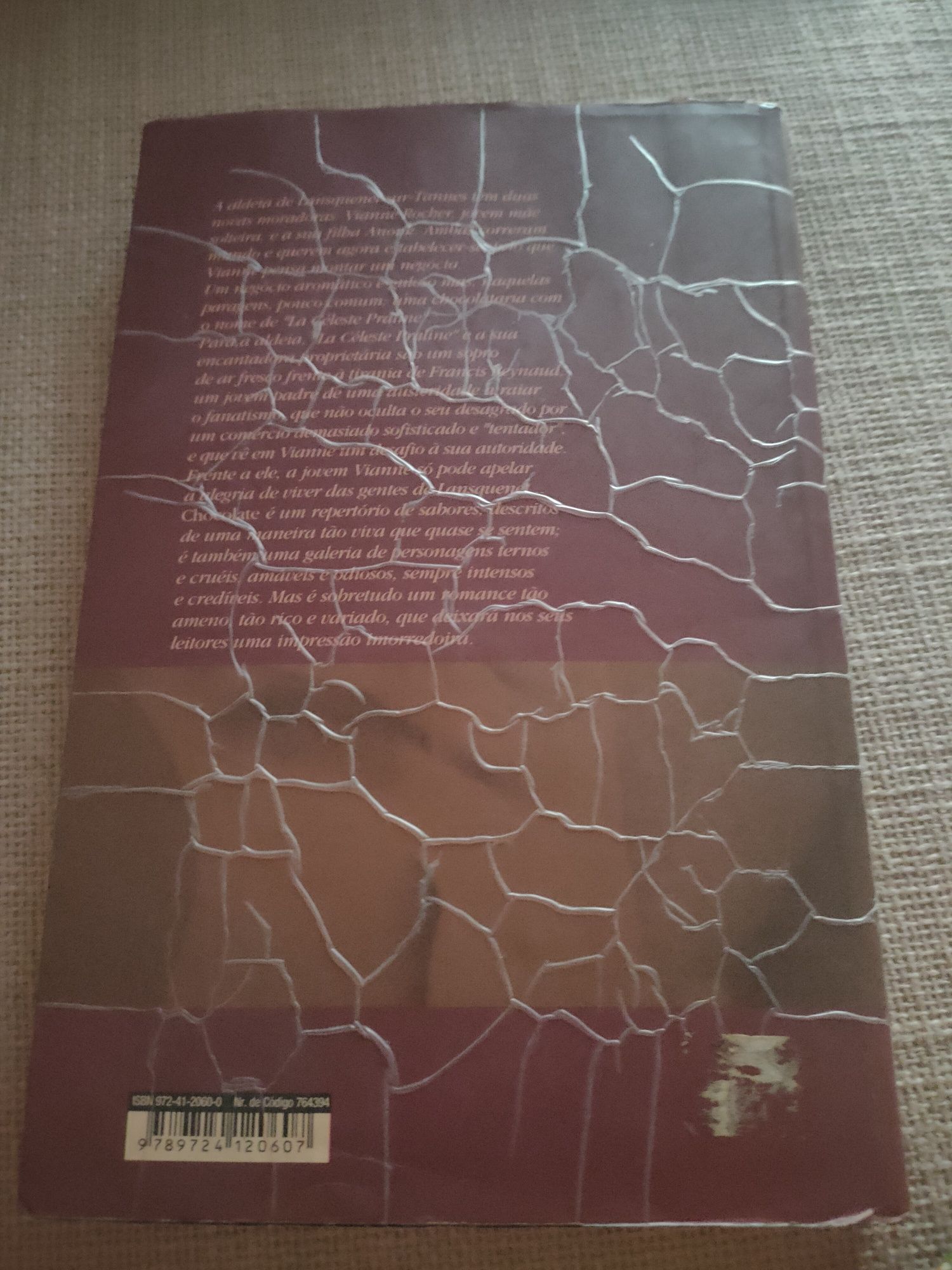 Livro Chocolate de Joanne Harris
