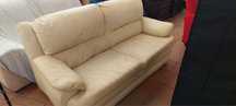 Sofa em pele de 2 lugares