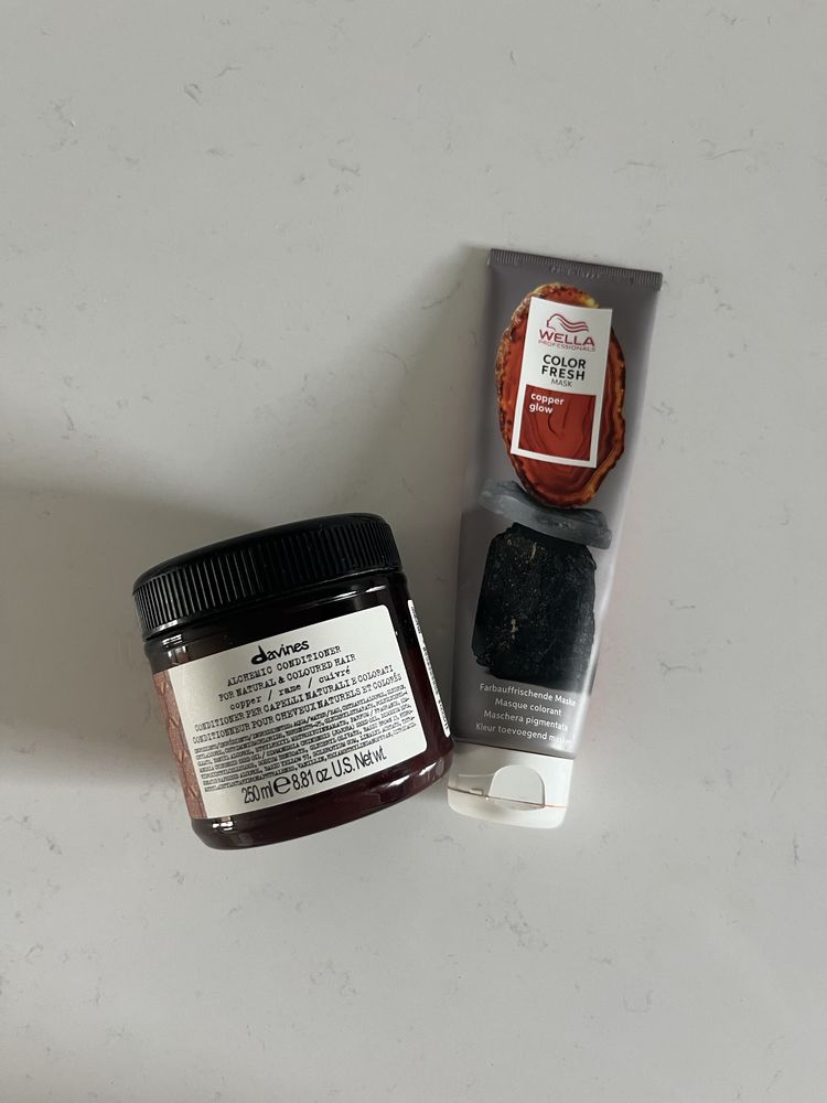 Maska odżywka Davines Alchemic Conditioner - copper, rudy