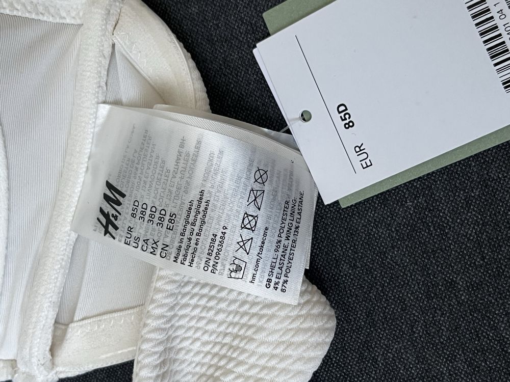 H&m góra od stroju kąpielowego biustonosz 85 D NOWY z metką