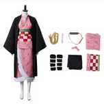 Cosplay Nezuko Kimetsu no Yaiba (Demon Slayer) peruka i buty