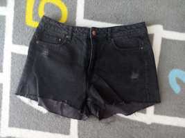 Krótkie spodenki szorty jeansowe hm 40