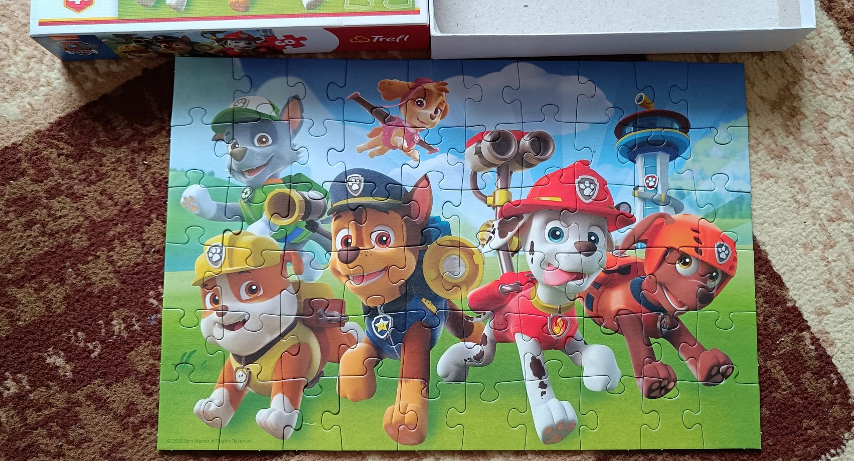 Puzzle Psi Patrol 60 elementów dla dzieci 4+