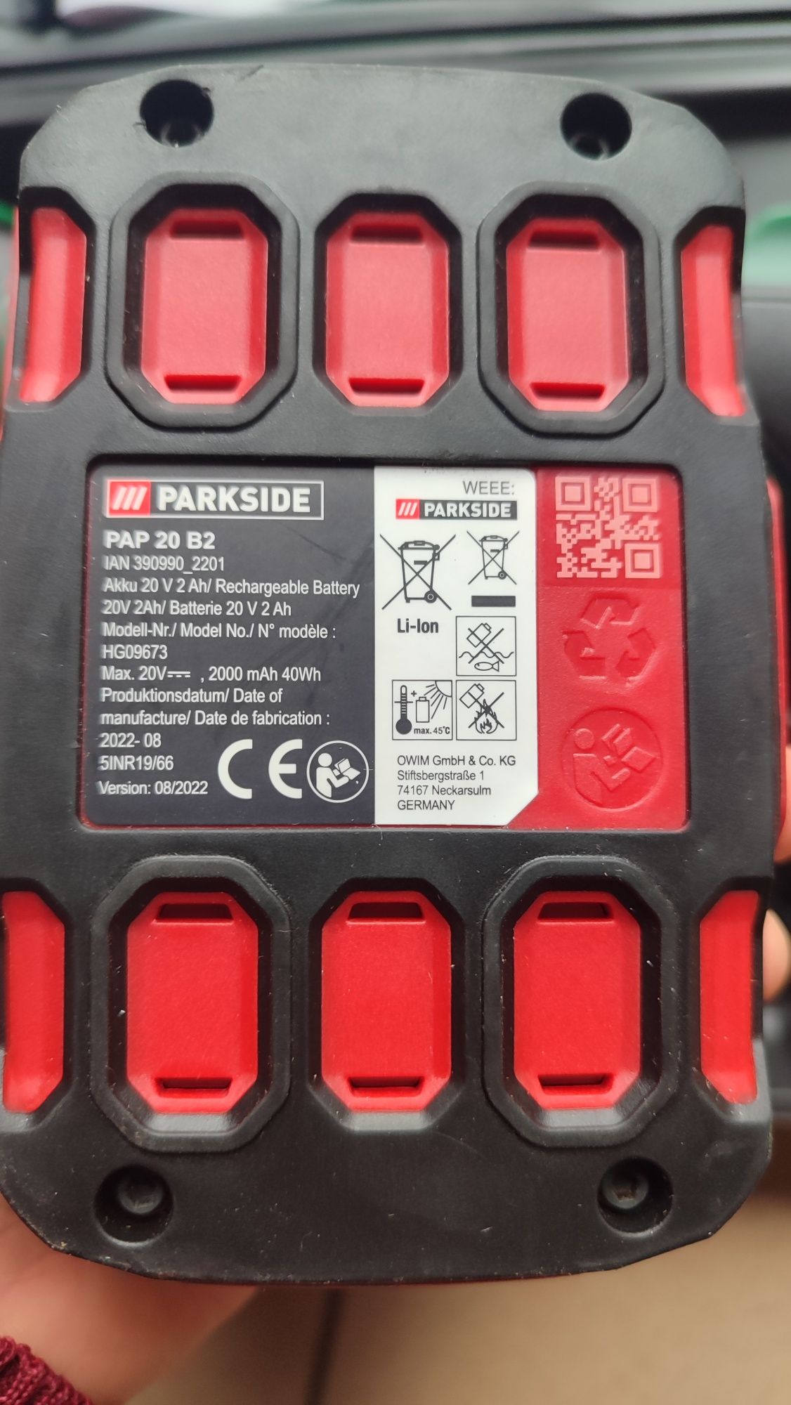 Акумуляторний гравер Parkside PGSA 20, плавний старт, 6 швидкостей