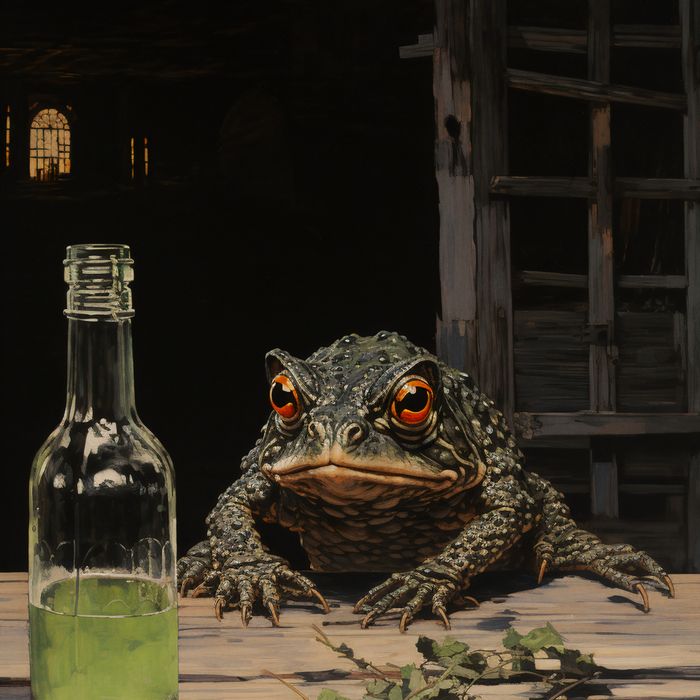 Plakat 30x30cm Oczekiwanie w Półmroku