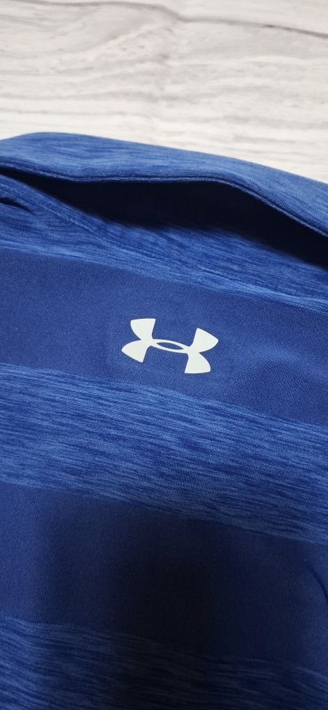 Koszulka polo męska Under Armour Heat Gear, loose, polówka, logo sport
