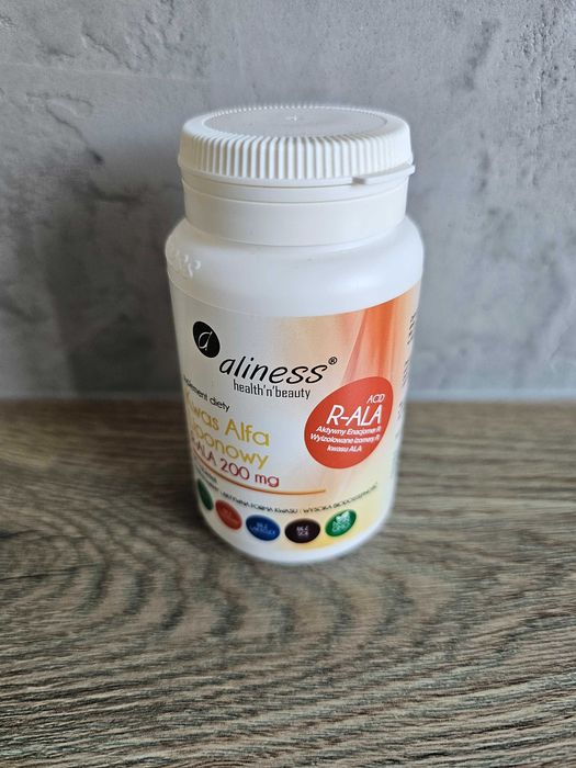 Kwas Alfa Liponowy R-ALA 200 mg 60 tabletek