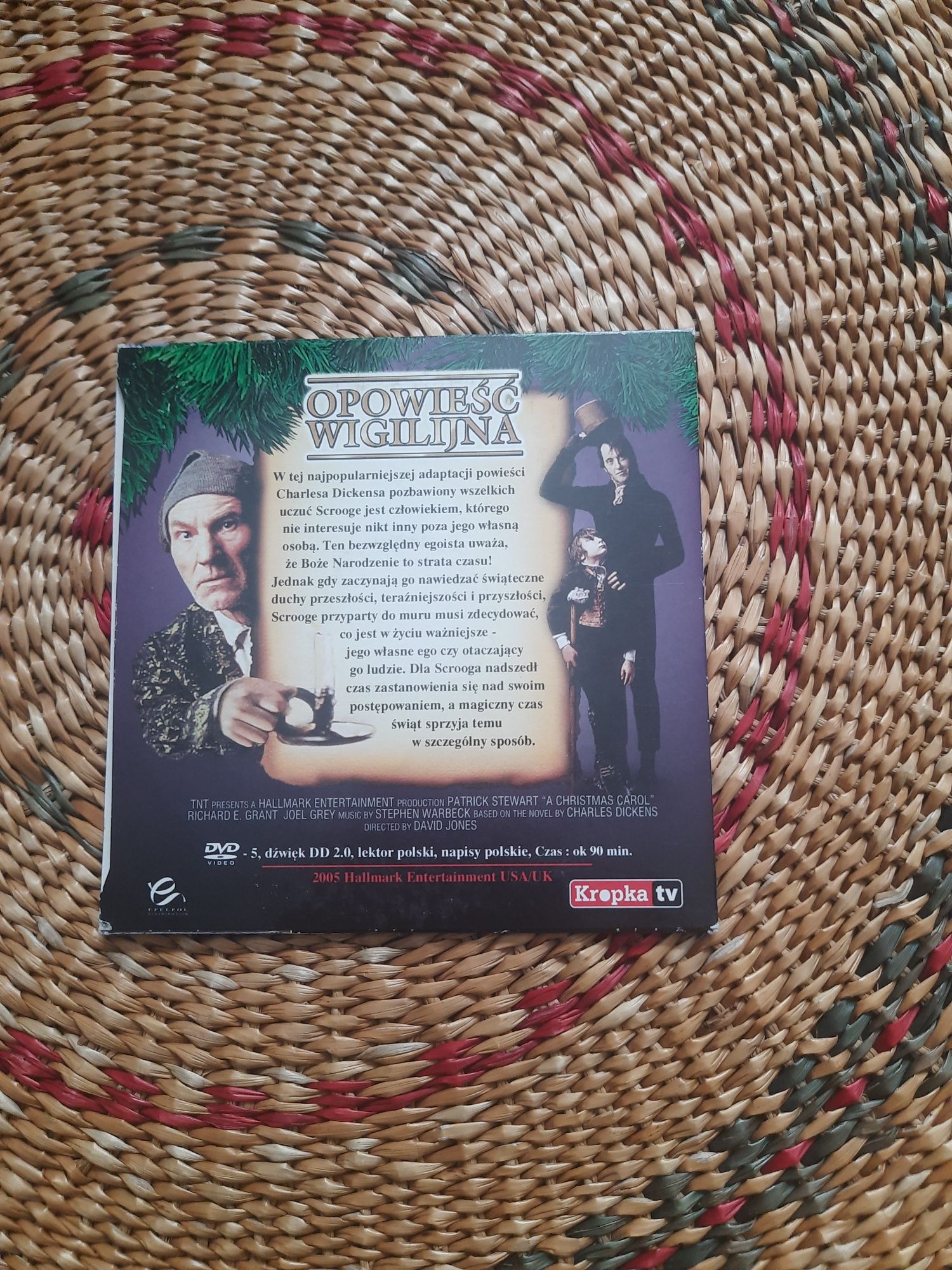 DVD z bajką Opowieść Wigilijna