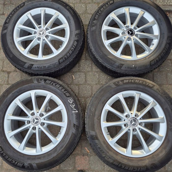 ZIMA KOŁA 17 ORYGINAŁ MERCEDES GLB X247 VITO GLK 215/65 R17 MICHELIN 2024R