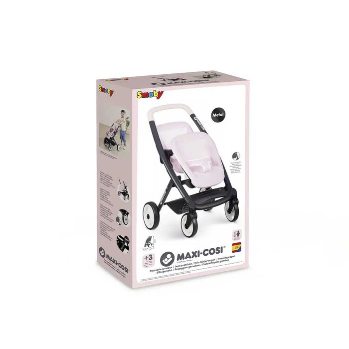Коляска для ляльок-двійнят Maxi-Cosi "Рожева перлина" (7600253221)