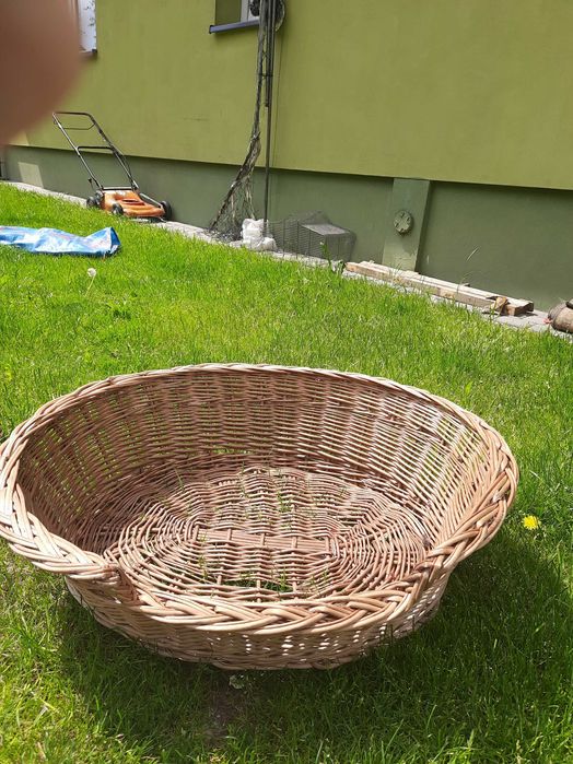 Koszyk wiklinowy legowisko dla psa duże 75cm labrador