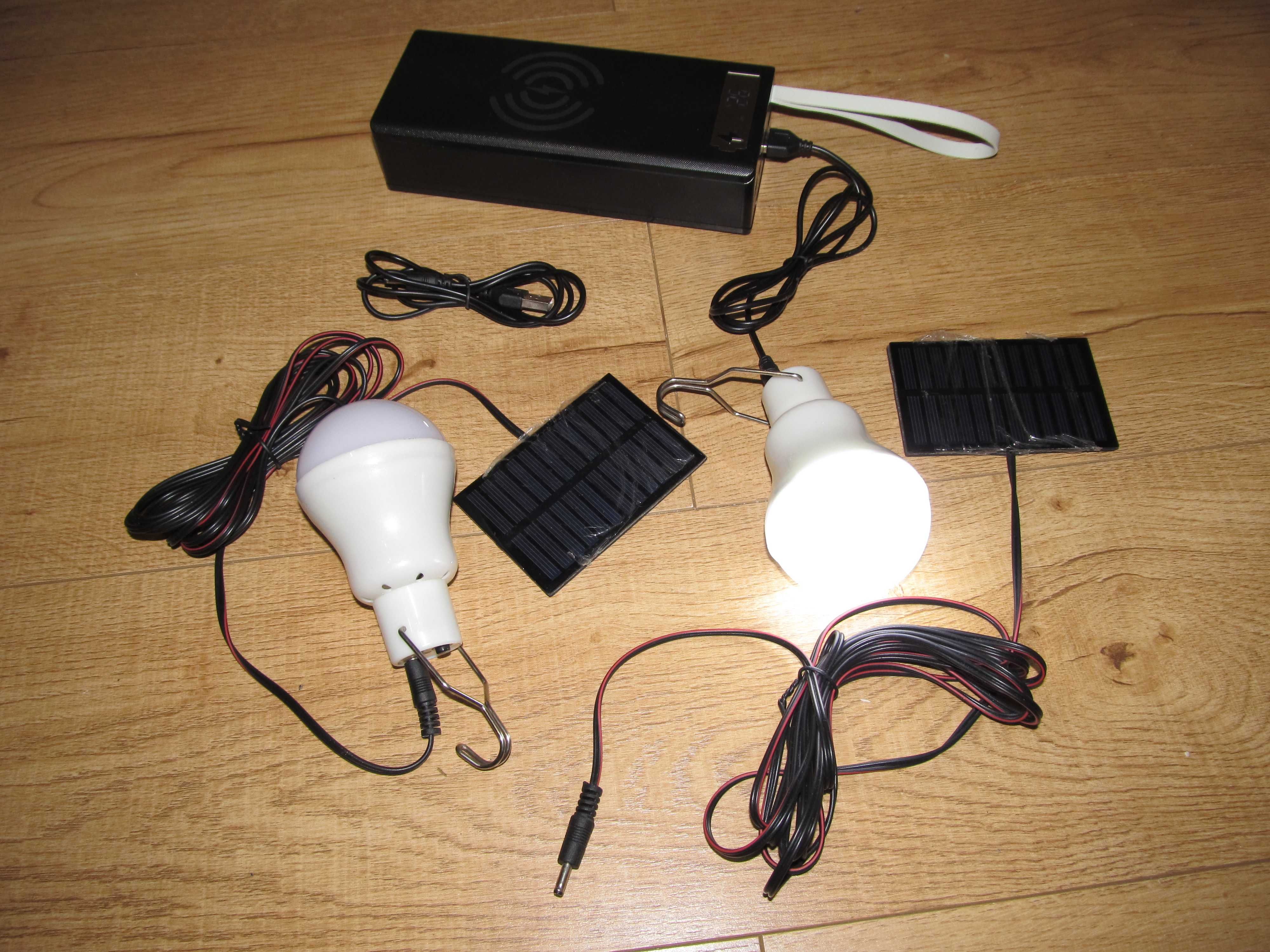 Лампа 3 Вт на USB + Сонячна батарея